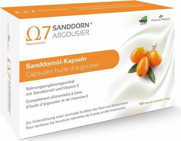 SANDDORN ARGOUSIER OMEGA 7 / 180 SANDDORNÖL-KAPSELN
