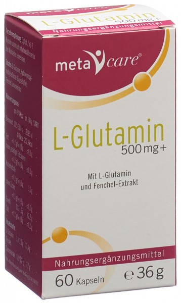 METACARE L-Glutamin Kaps 500 mg 60 Stk