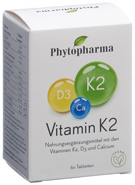 PHYTOPHARMA Vitamin K2 Tabl Ds 60 Stk