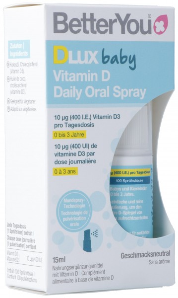 BETTERYOU DLux BABY Vitamin D Daily Oral Spr 15 ml