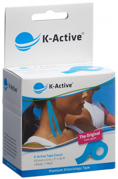 K-ACTIVE Tape Classic 5cmx5m blau wasserabw