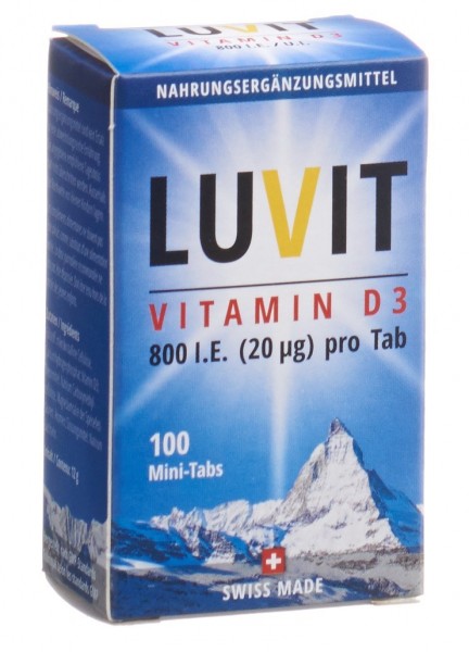 LUVIT Vitamin D3 Mini-Tabs Ds 100 Stk