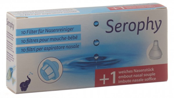 SEROPHY Filter für Nasenreiniger 10Filt&1Nasenstü