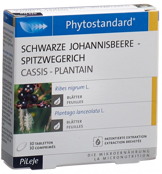 PHYTOSTANDARD Schw Johannisb-Spitzw Tabl 30 Stk