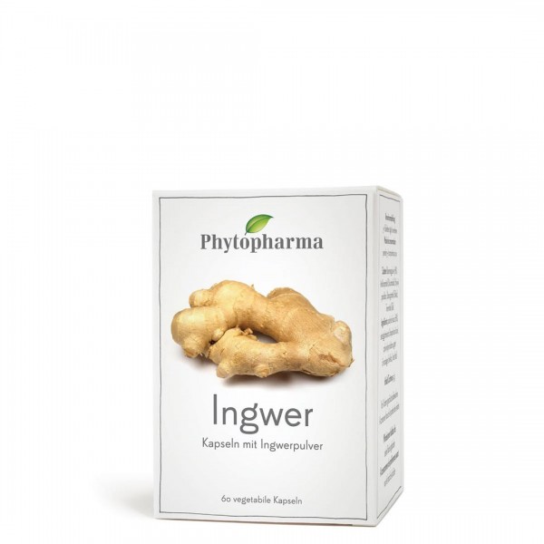 PHYTOPHARMA Ingwer Kaps 365 mg 60 Stk