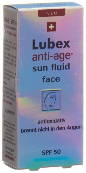 LUBEX ANTI-AGE sun fluid face SPF 50 Fl 30 ml