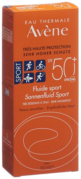 AVENE Sonnenfluid Sport SPF50+ 100 ml