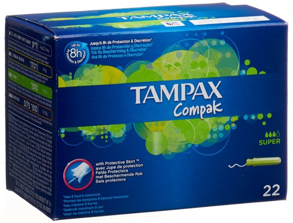 TAMPAX Tampons Compak Super 22 Stk
