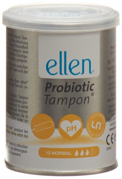 ELLEN normal Probiotic Tampon 12 Stk