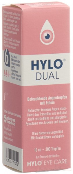 HYLO-DUAL Gtt Opht Fl 10 ml