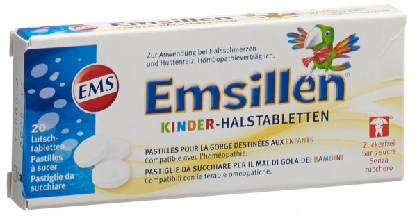 EMSILLEN Kinder-Halstabletten Vanille 20 Stk