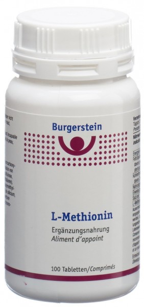 BURGERSTEIN L-Methionin Tabl 100 Stk