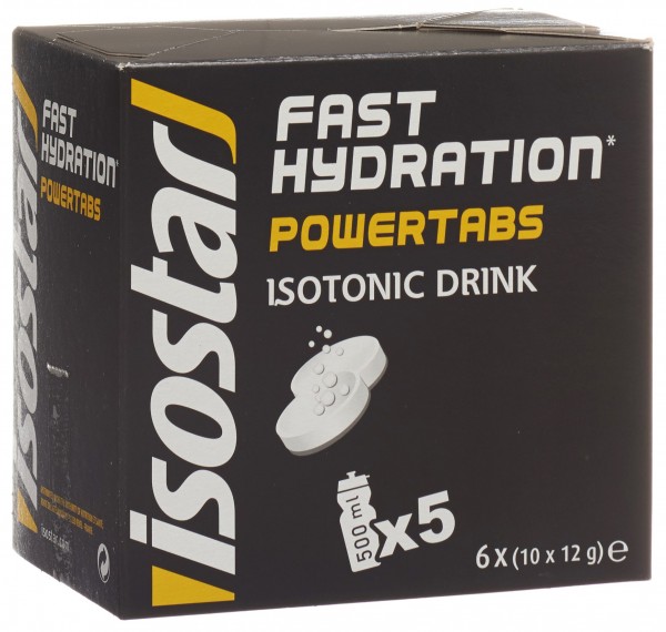 ISOSTAR Power Tabs Brausetabl Citron 6 x 10 Stk