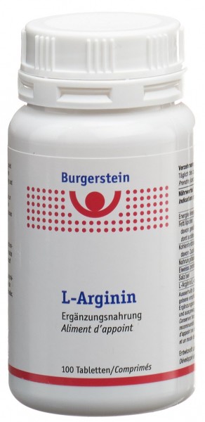 BURGERSTEIN L-Arginin Tabl 100 Stk