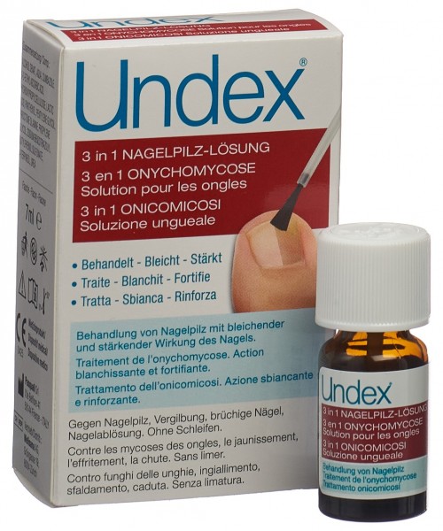 UNDEX 3 in 1 Nagelpilz-Lösung 7 ml