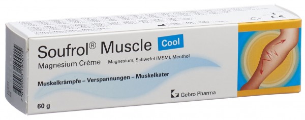 SOUFROL Muscle Magnesium Creme Cool Tb 60 g