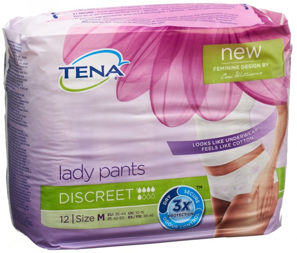 TENA Lady Pants Discreet M 12 Stk