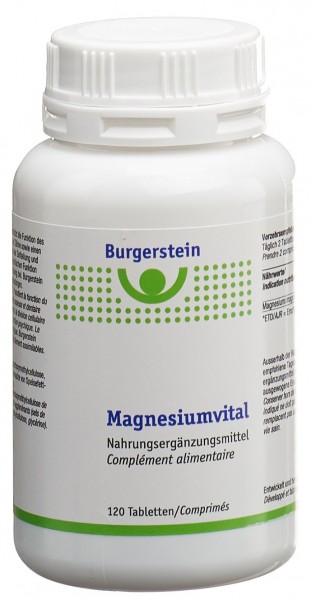 BURGERSTEIN Magnesiumvital Tabl Ds 120 Stk