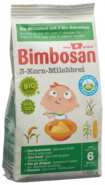 BIMBOSAN Bio-3-Kornmilchbrei Btl 280 g