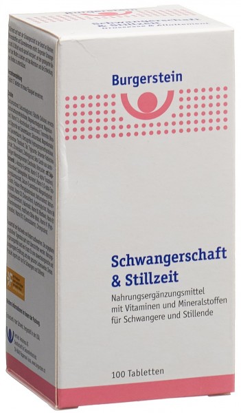 BURGERSTEIN Schwangerschaft&Stillzeit Tabl 100 Stk