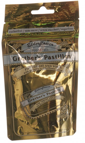 GRETHERS Elderflower Past o Z ref Btl 100 g