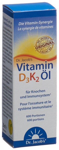 DR. JACOB'S Vitamin D3K2 Öl 20 ml