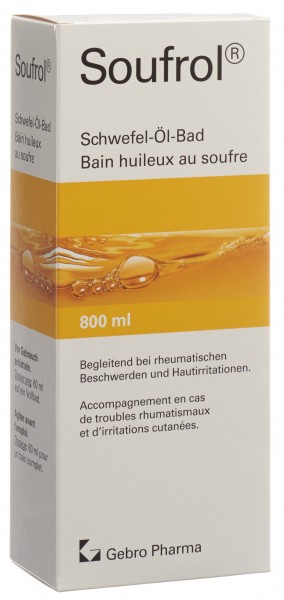 SOUFROL Schwefel-Öl-Bad Fl 800 ml