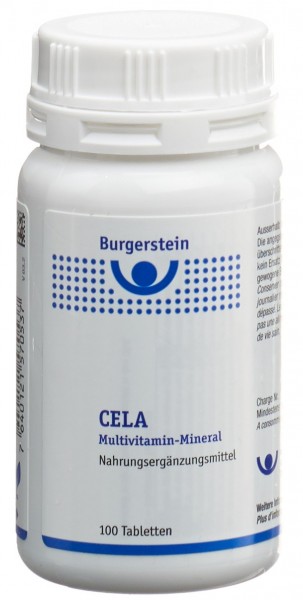 BURGERSTEIN CELA Multivitamin-Mineral Tabl 100 Stk