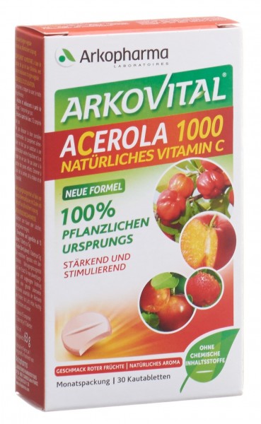 ARKOVITAL Acerola Arko Tabl 1000 mg 30 Stk